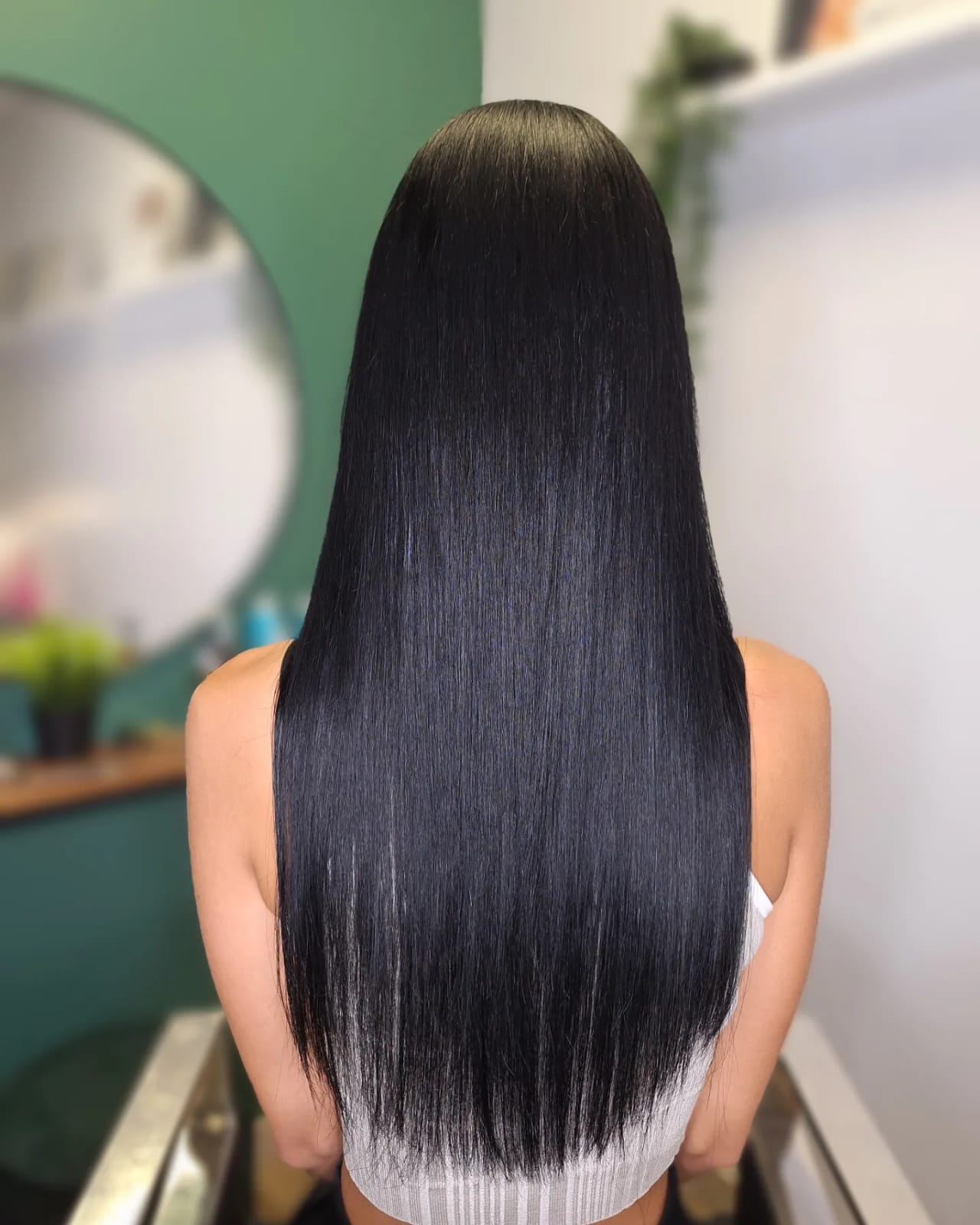 Dabīgi mati pieaudzēšanai TAPE-IN tehnikā, tonis #1, 50 grami, 30cm-75 cm