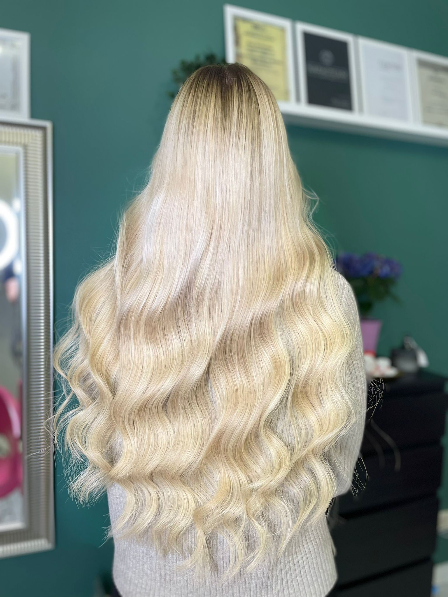 TEST 2 CLIP-IN komplekts ar spraudēm, STANDARTA treses