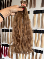 LUX Matu bunte, Tonis #k7, 40 cm, 50g-100g (ar vai bez keratīna kapsulām), viļņaini