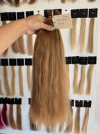 LUX Matu bunte, Tonis #k7+#k8, 45 cm, 50g-100g (ar vai bez keratīna kapsulām), poraini/ taisni