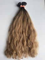LUX Matu bunte, Tonis #K2/ #k7 OMBRE, 40 cm, 50g-100g (ar vai bez keratīna kapsulām), viļņaini