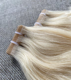 Dabīgi mati pieaudzēšanai TAPE-IN tehnikā, tonis #27, 50 grami, 30cm-75 cm