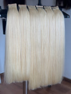 Dabīgi mati pieaudzēšanai TAPE-IN tehnikā, tonis #60C, 50 grami, 30cm-75 cm