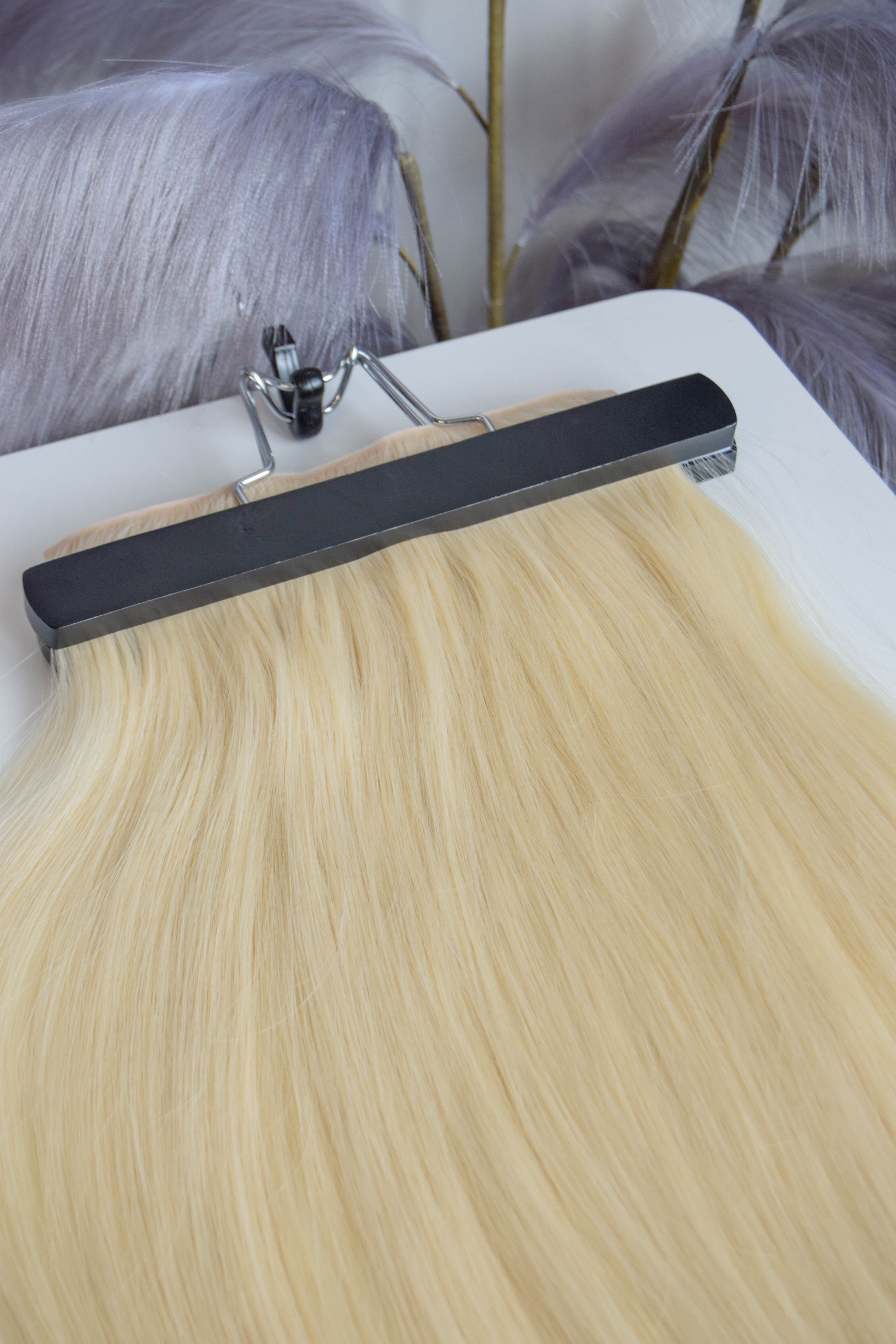 Dabīgie ( CLIP IN ) mati uz sprādzēm #60C - 60cm