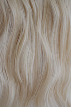 MATU NOMA - 45 cm,  #613+#PLA - CLIP-IN dabīgo matu komplekts ar sprādzēm