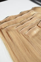 MATU NOMA - 45 cm,  #8+#18 - CLIP-IN dabīgo matu komplekts ar sprādzēm