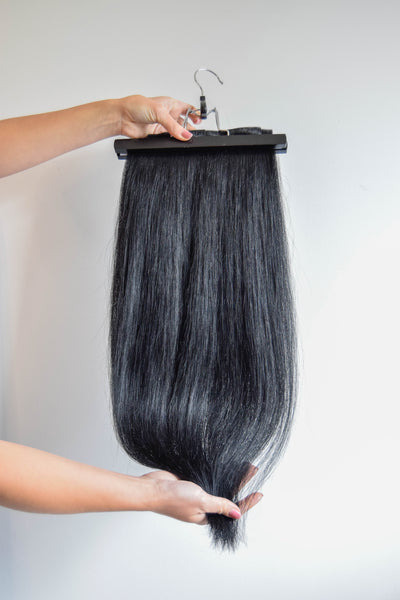 Dabīgie ( CLIP IN ) mati uz sprādzēm #1 - 60cm