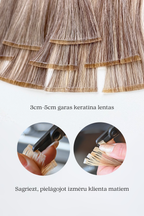 Matu bunte, Tonis #1B, 50g (ar vai bez keratīna kapsulām)
