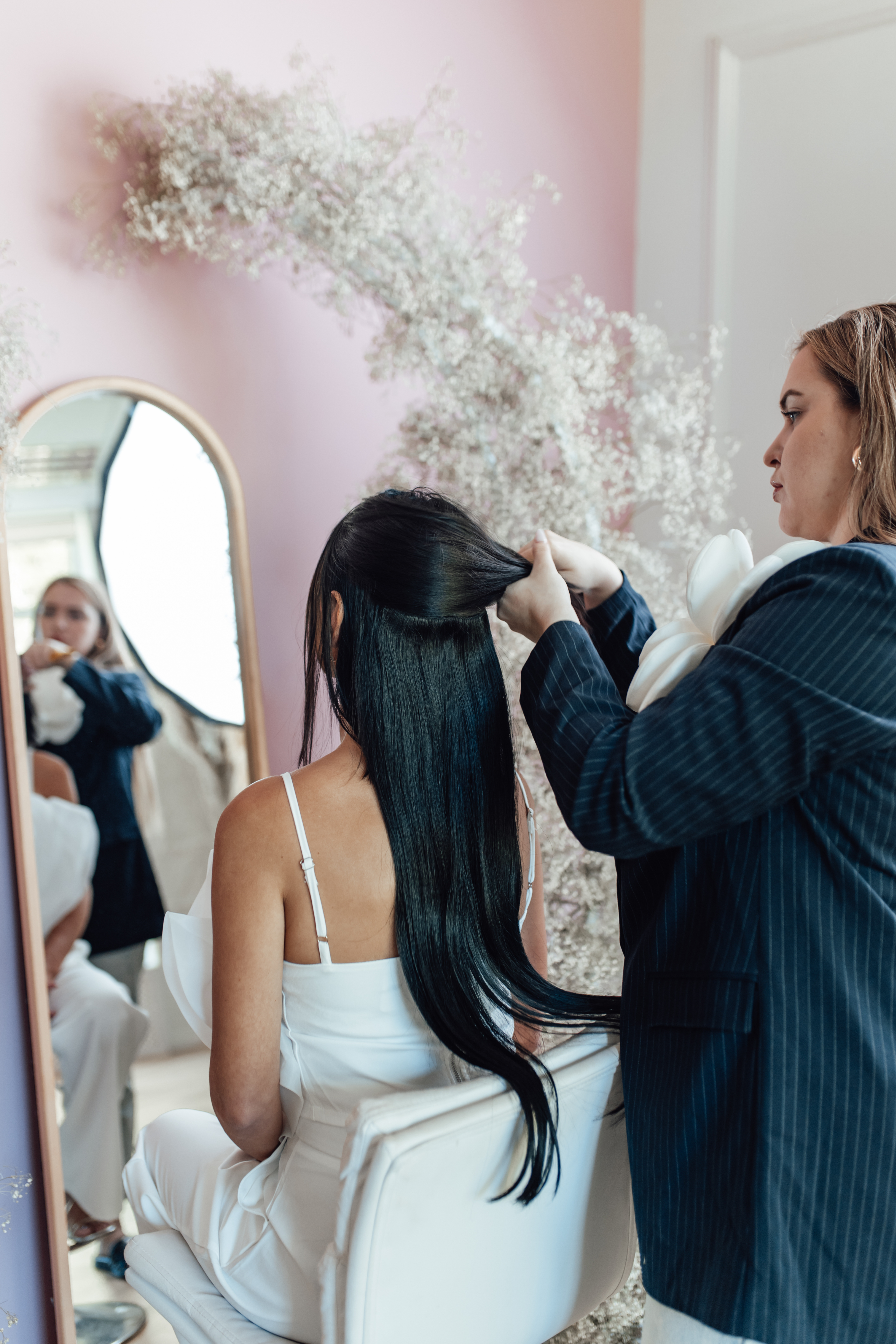 Dabīgie ( CLIP IN ) mati uz sprādzēm #1 - 60cm