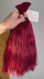 LUX Matu bunte, Tonis #RED-D, 30cm, 50g-100g (ar vai bez keratīna kapsulām)