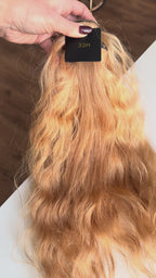 Dabīgi mati pieaudzēšanai TAPE-IN tehnikā, tonis #33H, 50 grami, 30cm-75 cm