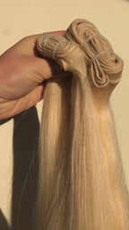 Dabīgo matu TRESES - tonis #1B/60 OMBRE, 50-100 grami, 30cm-75 cm, STANDARTA/ PRO TRESE
