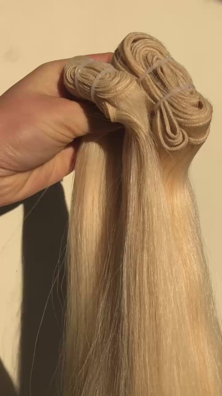 Dabīgo matu TRESES - tonis #1B/60 OMBRE, 50-100 grami, 30cm-75 cm, STANDARTA/ PRO TRESE