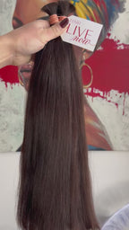 LUX Matu bunte, Tonis #1A+#1B, 45cm, 50g-100g (ar vai bez keratīna kapsulām)