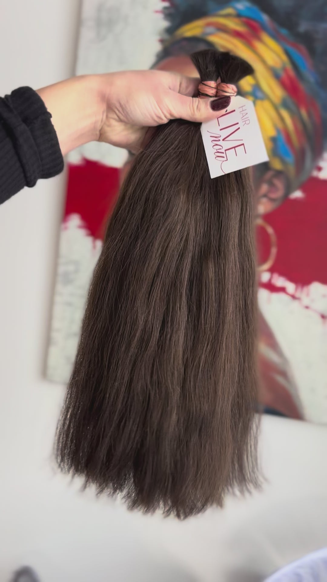 LUX Matu bunte, Tonis #1C, 40cm, 50g-100g (ar vai bez keratīna kapsulām)