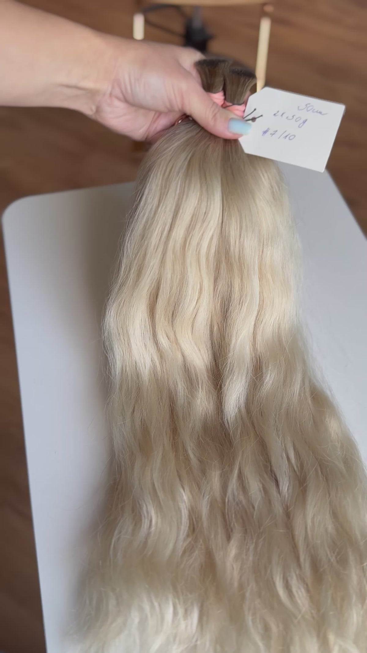 LUX Matu bunte, Tonis #7/10 OMBRE, 50 cm, 50g-100g (ar vai bez keratīna kapsulām)