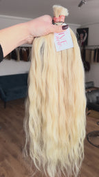 LUX Matu bunte, Tonis #10, 50cm, 50g-100g, viļņaini (ar vai bez keratīna kapsulām)