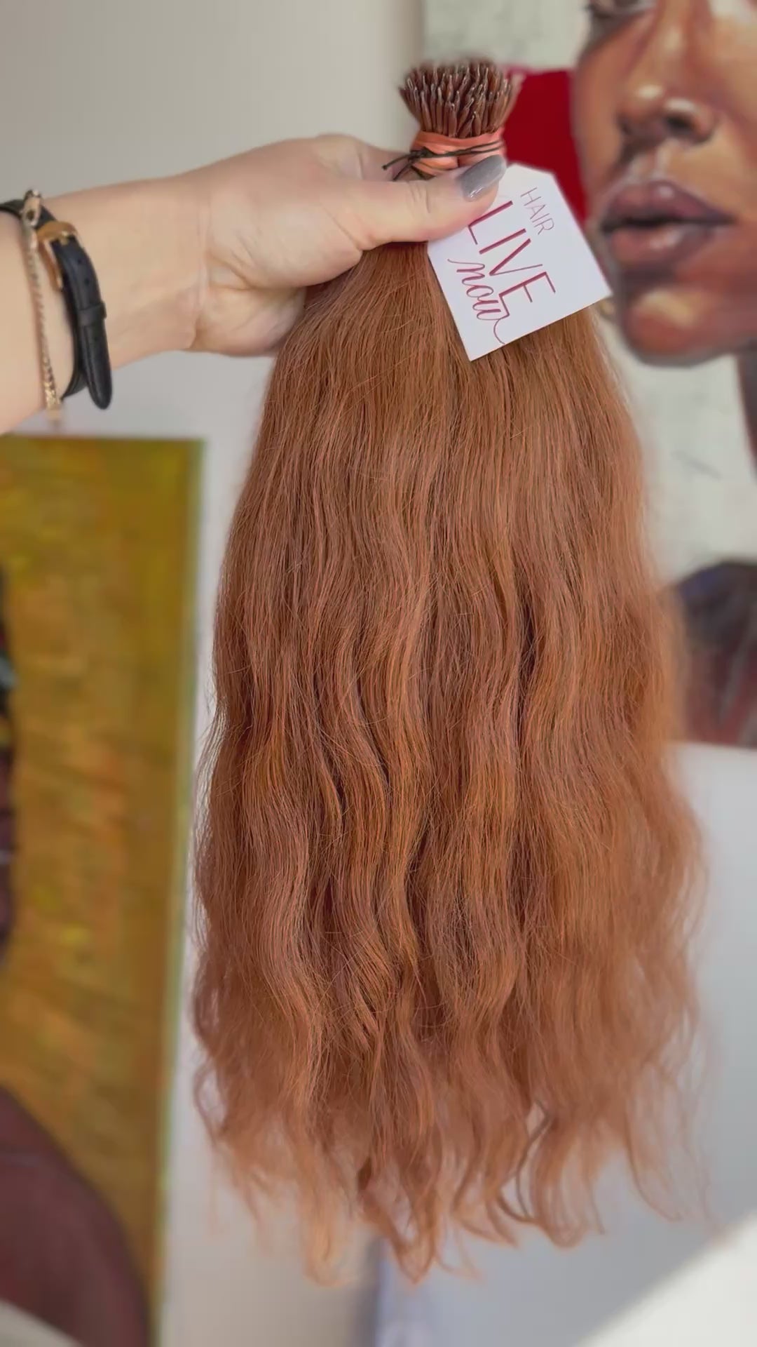 LUX šķipsnas mikro riņķu tehnikai, Tonis #34, 45 cm, 50g-100g